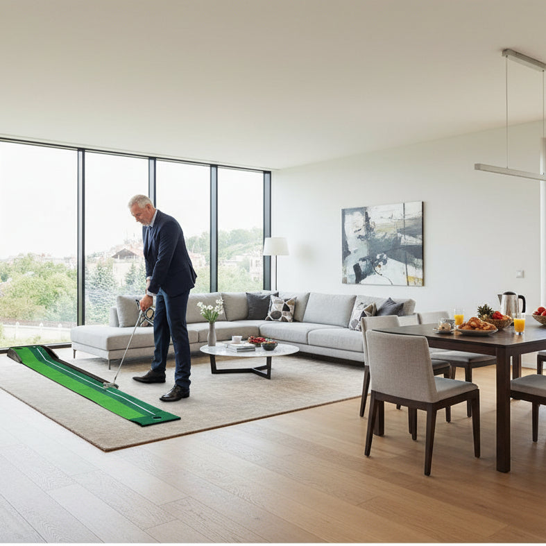 Danoz Sports - 3M Golf Putting Mat Practice Putter Indoor Outdoor Training Exerciser - Super Deal offer!