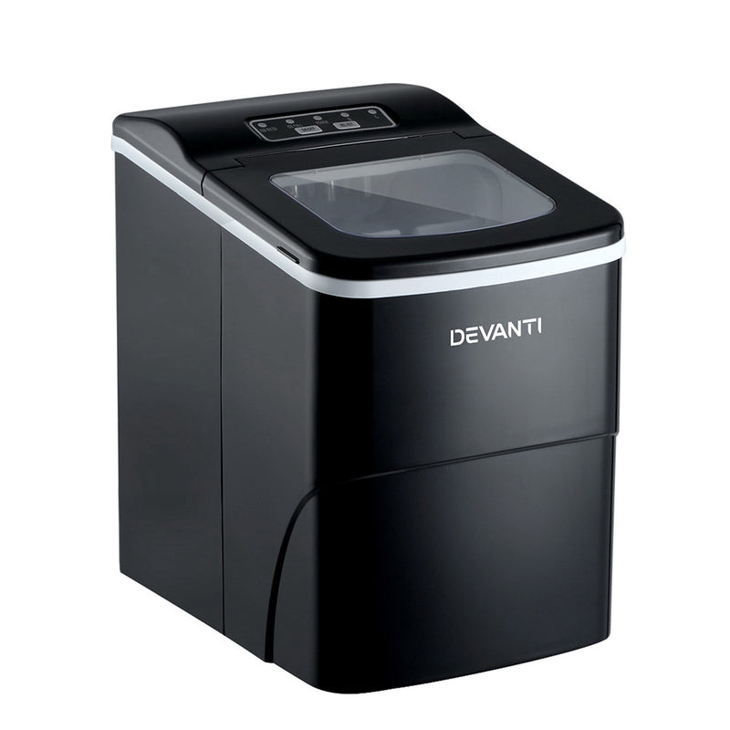Impress your friends with Danoz Direct - DEVANTi Portable Ice Cube Maker Machine! With a 2L capacity, easy-to-use