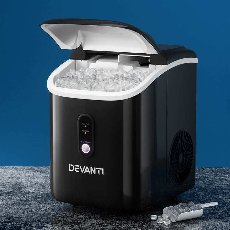 Introducing the Devanti 15kg Nugget Ice Maker Machine from Danoz Direct! Enjoy 15kg of perfectly nugget-shaped ice in just 24 hours