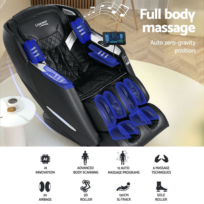 Indulge in relaxation and comfort with Danoz Direct - Livemor Massage Chair. Enjoy a full body massage from the comfort of your own home