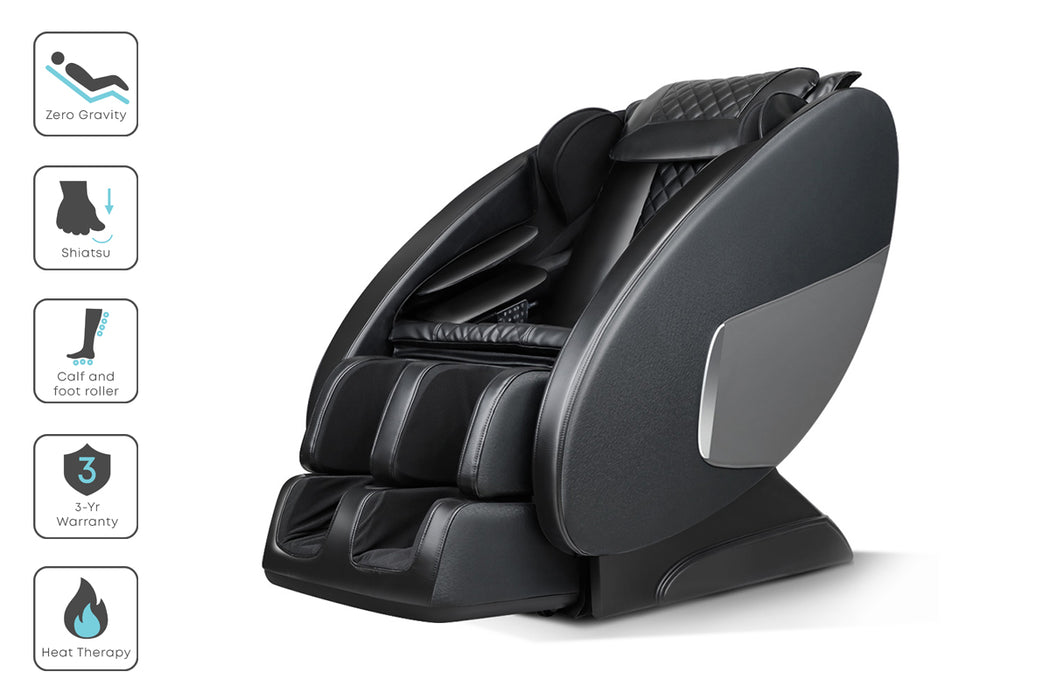 Danoz Direct -  Livemor Massage Chair Electric Recliner Massager Black Ellmue