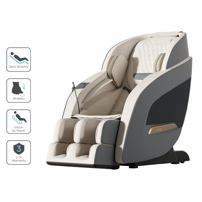 Danoz Direct -  Livemor Massage Chair Electric Recliner Massager Grey Decima