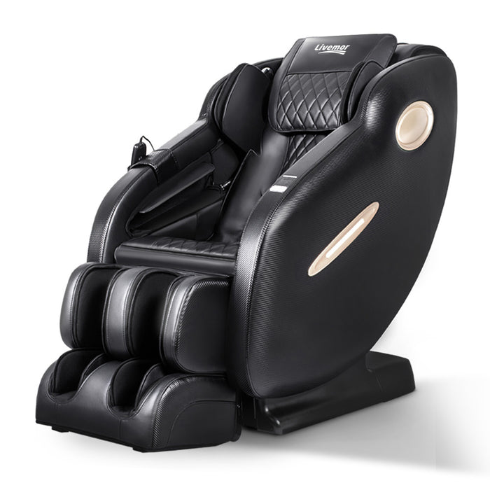 Danoz Direct - Livemor Massage Chair Electric Recliner Massager Black Ozeni
