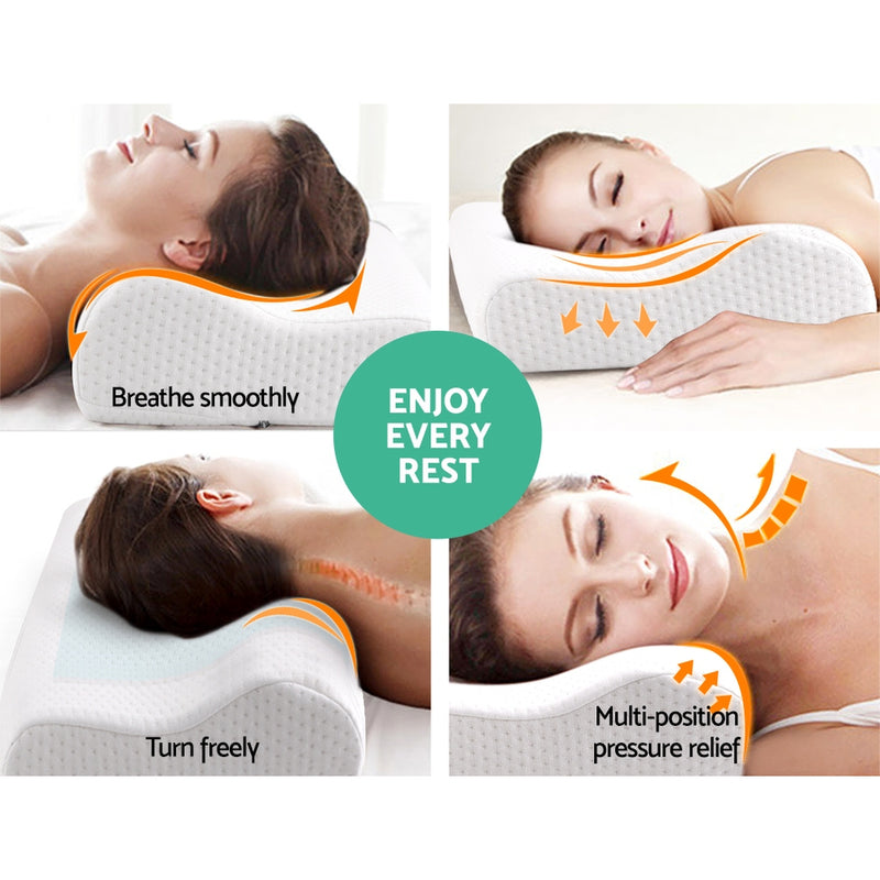 Get ready for a cooler, comfortable sleep with Danoz Direct's Super Cool Gel Memory Foam Pillow - Buy One Get One!