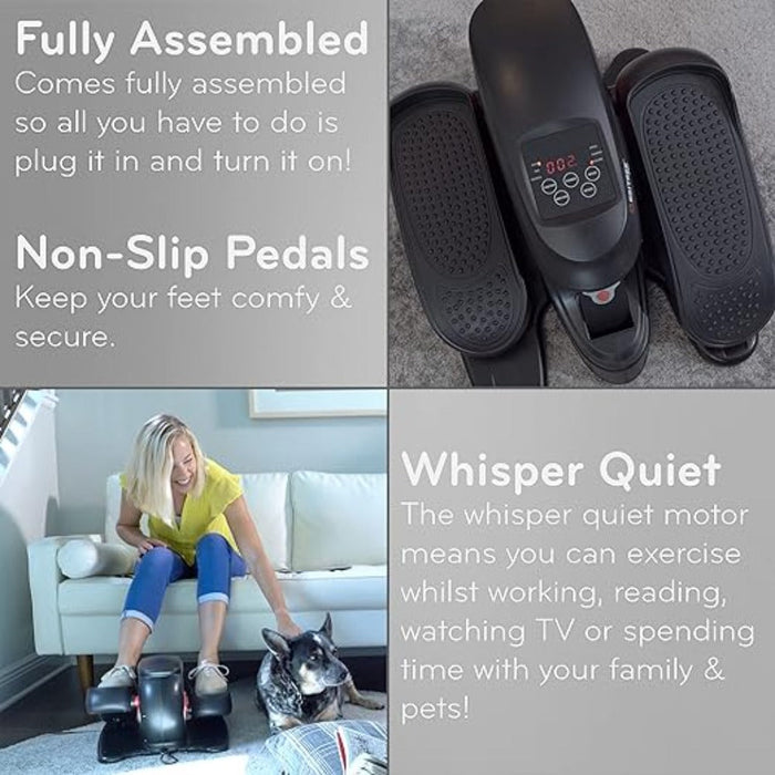 Danoz Direct - As Seen on TV - Orbitrek MX Motorized Elliptical Pedal Exerciser, complete with a convenient remote control!