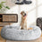 Danoz Direct - i.Pet Pet Bed Dog Cat 110cm Calming Extra Large Soft Plush Charcoal
