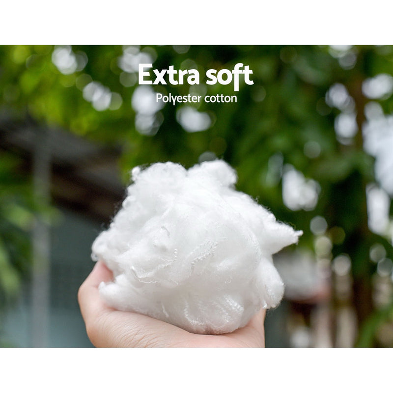 Danoz Direct - i.Pet Pet Bed Dog Cat 90cm Large Calming Soft Plush Light Grey