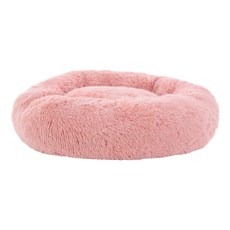 Danoz Direct - i.Pet Pet Bed Dog Cat 90cm Large Calming Soft Plush Pink