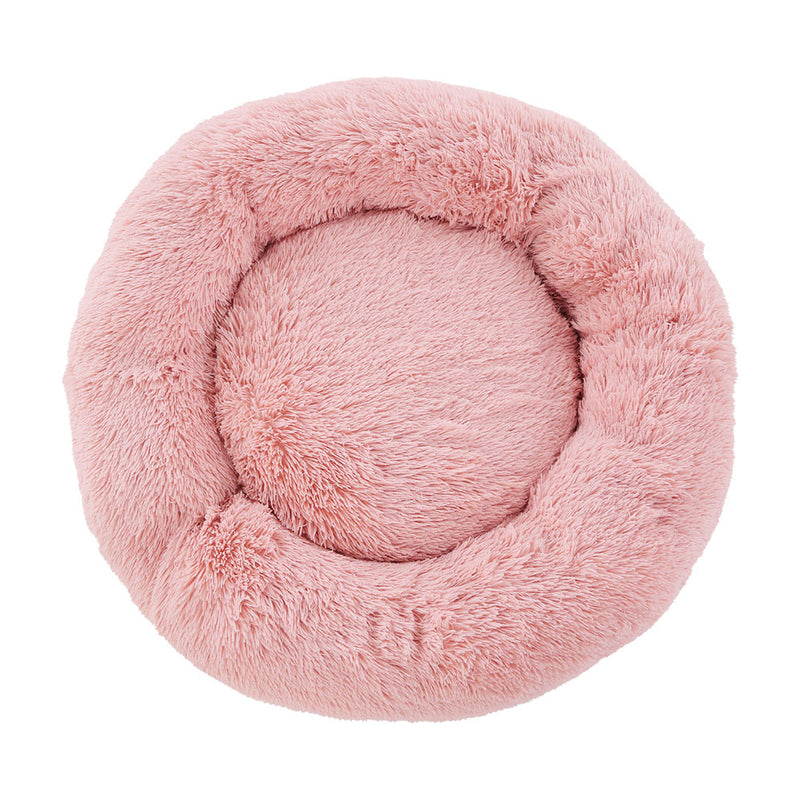 Danoz Direct - i.Pet Pet Bed Dog Cat 90cm Large Calming Soft Plush Pink