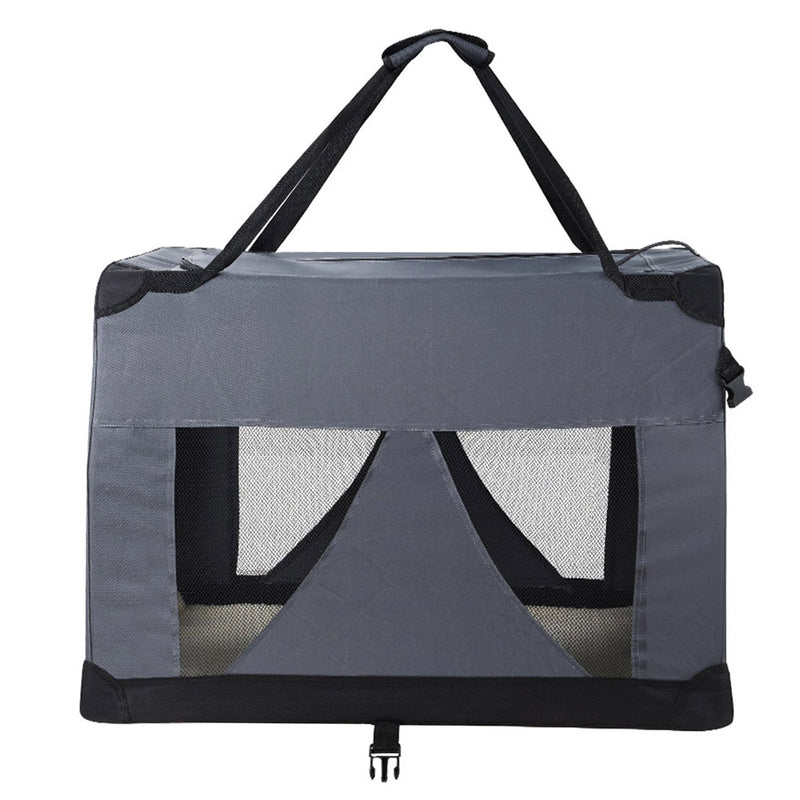 Danoz Direct - i.Pet Carrier Soft Crate Dog Cat Travel 121x80CM Portable Foldable Car 4XL