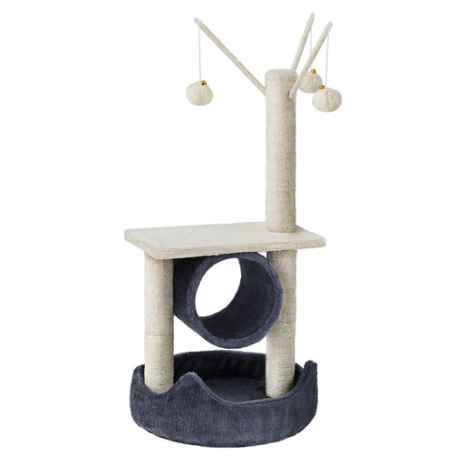 Danoz Direct - i.Pet Cat Tree 76cm Scratching Post Tower Scratcher Condo House Hanging toys