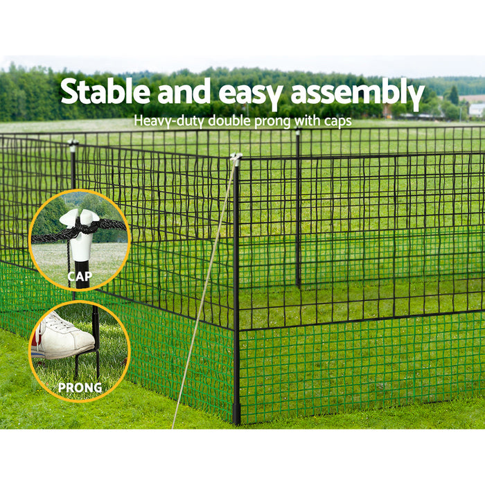 Danoz Direct - i.Pet Chicken Fence Electric 25Mx125CM Poultry Netting