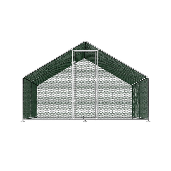 Danoz Direct - i.Pet Chicken Coop Cage 3x4x2m Galvanised Steel