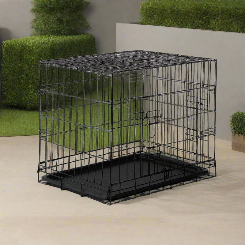 Danoz Direct - i.Pet 24" Dog Cage 🐶 Crate Kennel 3 Doors