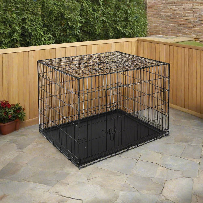 Danoz Direct - i.Pet 42" Dog🐶 Cage Crate Large Kennel 3 Doors