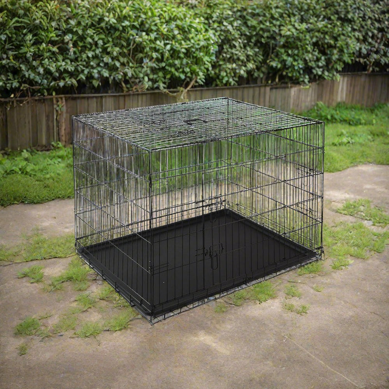 Danoz Direct - i.Pet 48" Dog🐶 Cage Crate Large Kennel 3 Doors