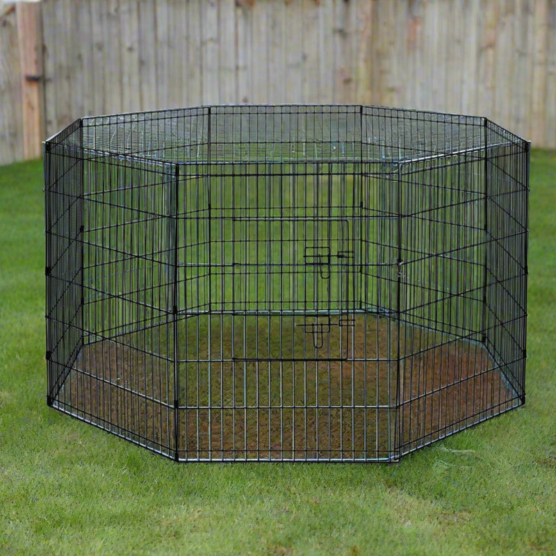 Danoz Direct - i.Pet Buy 1 Get 1 Deal, 2x36" 8 Panel Dog🐶 Playpen Pet Fence Exercise Cage Enclosure Play Pen