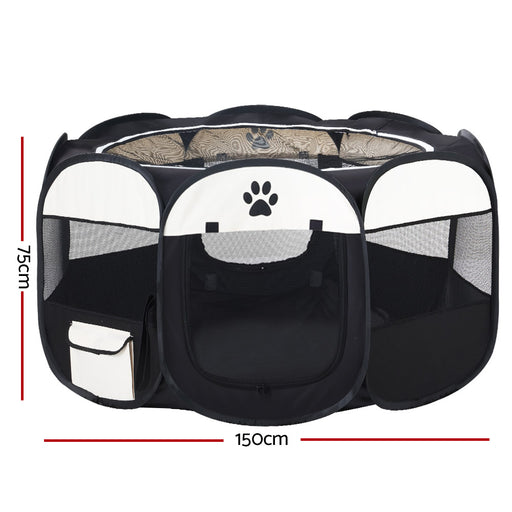 Danoz Direct - i.Pet Dog Playpen Tent Pet Crate Fence 3XL Enclosure