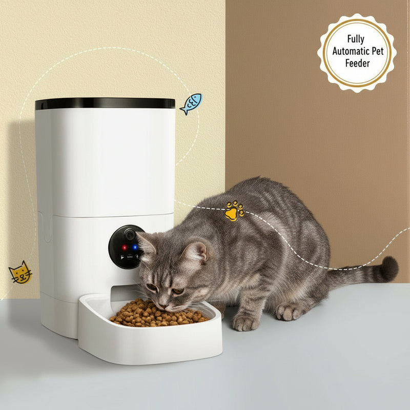 Danoz Direct - i.Pet Automatic Pet🐶🐱 Feeder 6L Wifi Camera Dog Cat Smart Food Dispenser Timer