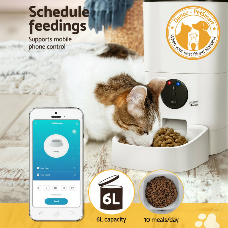 Pets automatic feeder
