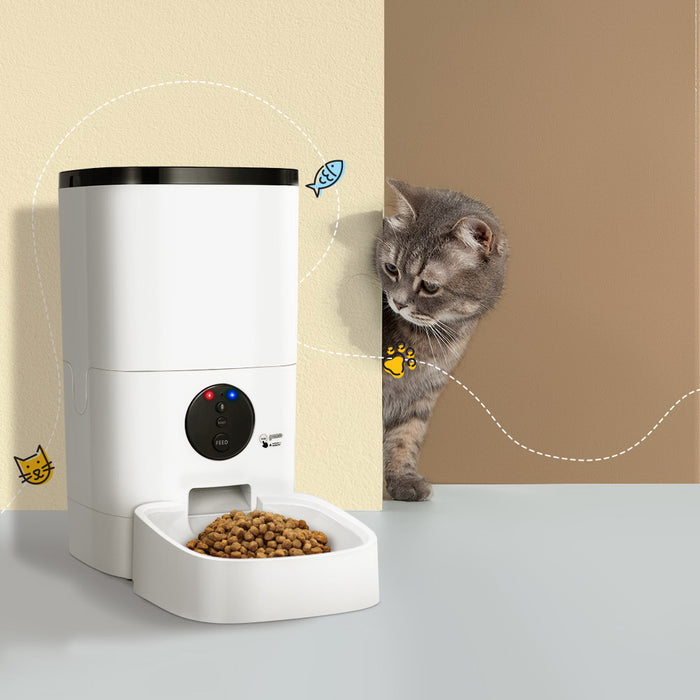 Danoz Direct - i.Pet Automatic Pet Feeder 6L Wifi Auto Dog Cat Smart Food Dispenser Timer