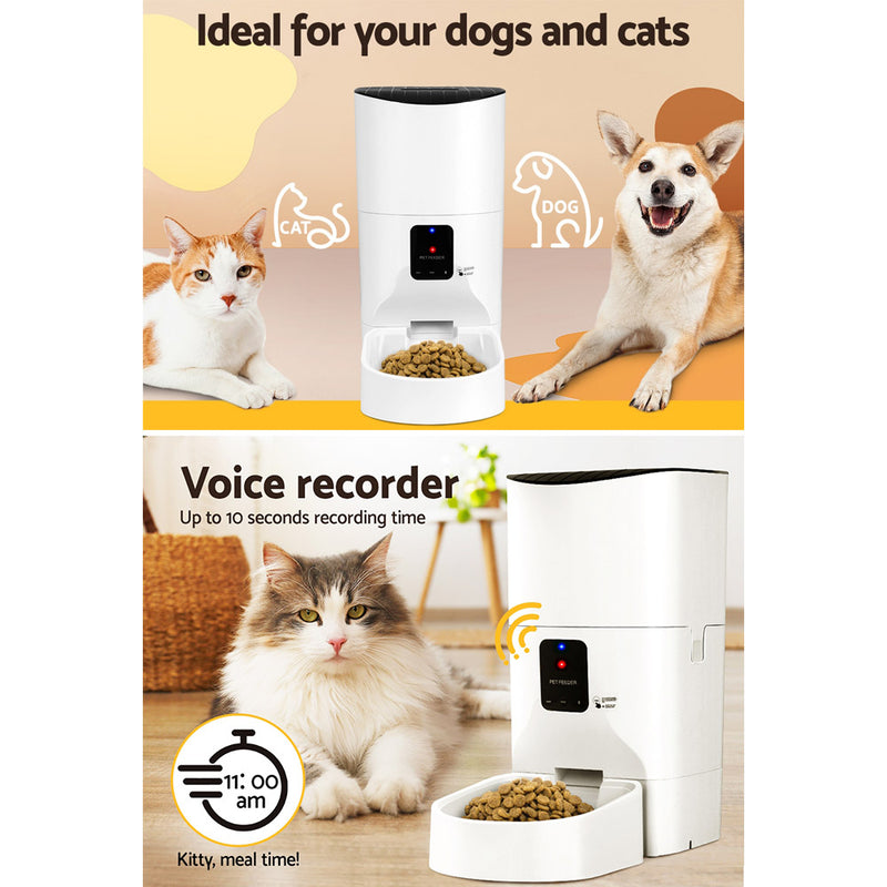 Danoz Direct - i.Pet Automatic Pet Feeder 9L Wifi Auto Dog Cat🐶🐱 Feeder Smart Food Dispenser Timer