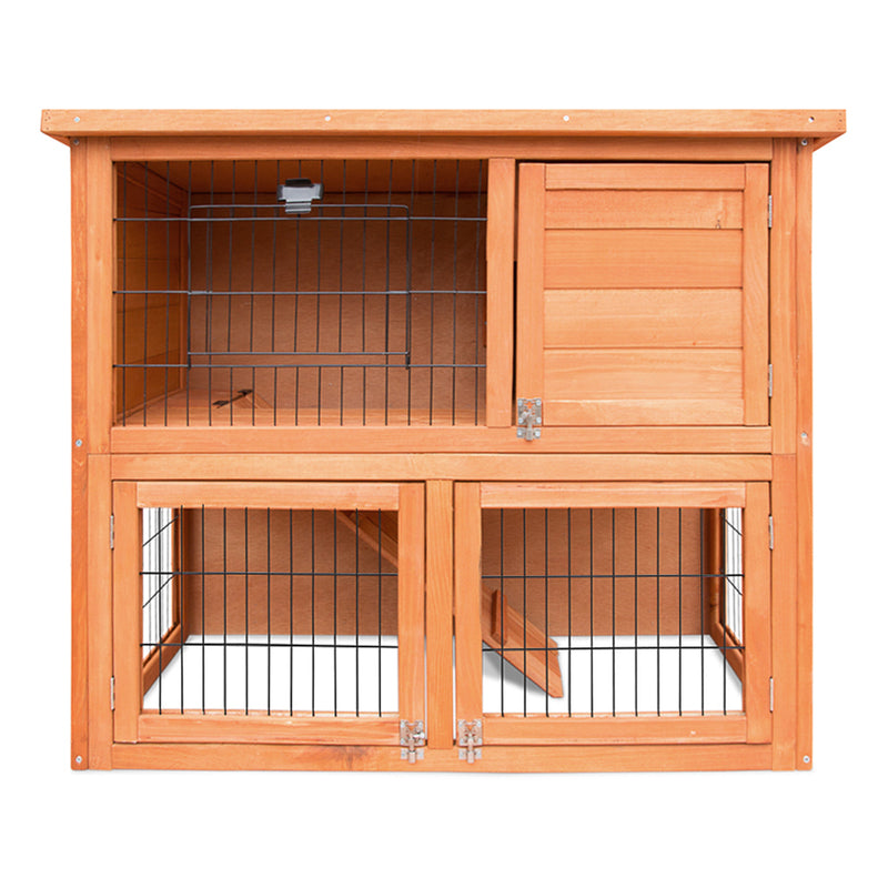 Danoz Direct - i.Pet Chicken🐓 Coop 88cm x 40cm x 76cm Rabbit🐰 Hutch Large House Run Wooden Cage Outdoor