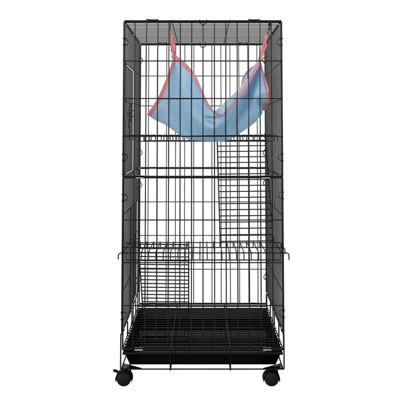 Danoz Pets - i.Pet Rabbit🐰🐰 Cage 100cm Hutch 3 Level Indoor Guinea Pig Ferret - Free Postage