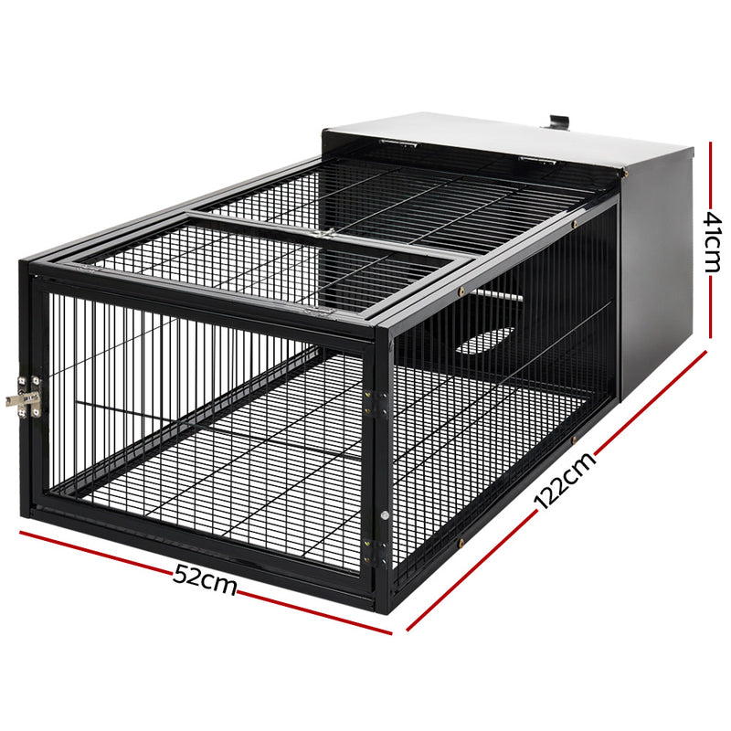 Danoz Direct - i.Pet Rabbit🐰🐰 Cage 122x52cm Hutch Enclosure Carrier Metal - Free Shipping