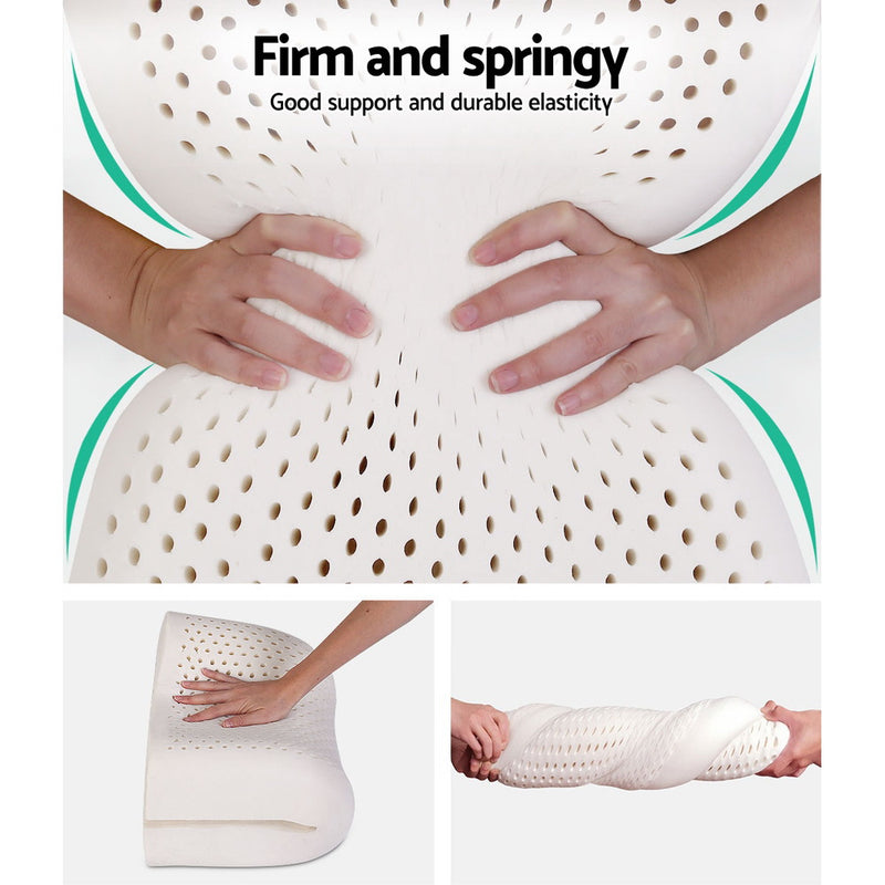 Danoz Direct - Experience the ultimate in comfort and support with Danoz Direct Latex Pillow, Buy 1 Get 1 Free - Incl. Delivery