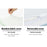 Danoz Direct - Danoz Direct Bedding - Memory Foam Contour Pillow Cool Gel Bamboo with Cover - Free Post