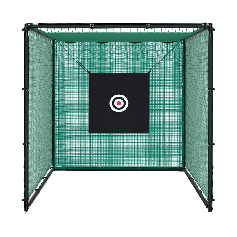 Danoz Sports - Everfit 3m Golf Practice Net Hitting Cage with Steel Frame Baseball Training