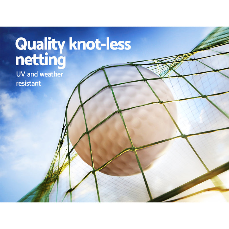 Danoz Sports - Everfit 3m Golf Practice Net Hitting Cage with Steel Frame Baseball Training