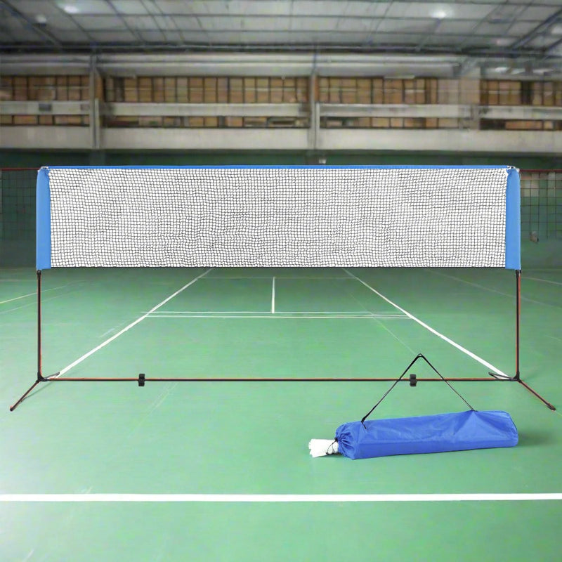 Danoz Direct - Everfit 4m Badminton Tennis Net Portable Volleyball Kit Adjustable Height