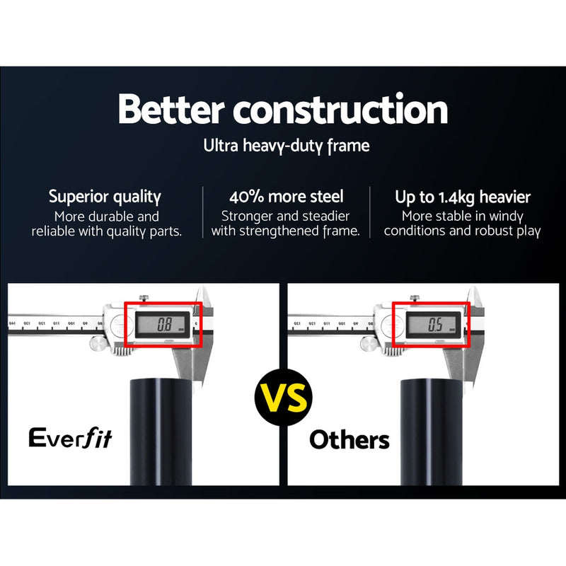 Danoz Direct - Everfit 2.1m Football Soccer Net Portable Goal Net Rebounder Sports Training