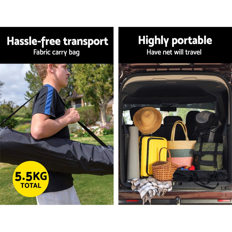 Danoz Direct - Everfit 2.1m Football Soccer Net Portable Goal Net Rebounder Sports Training