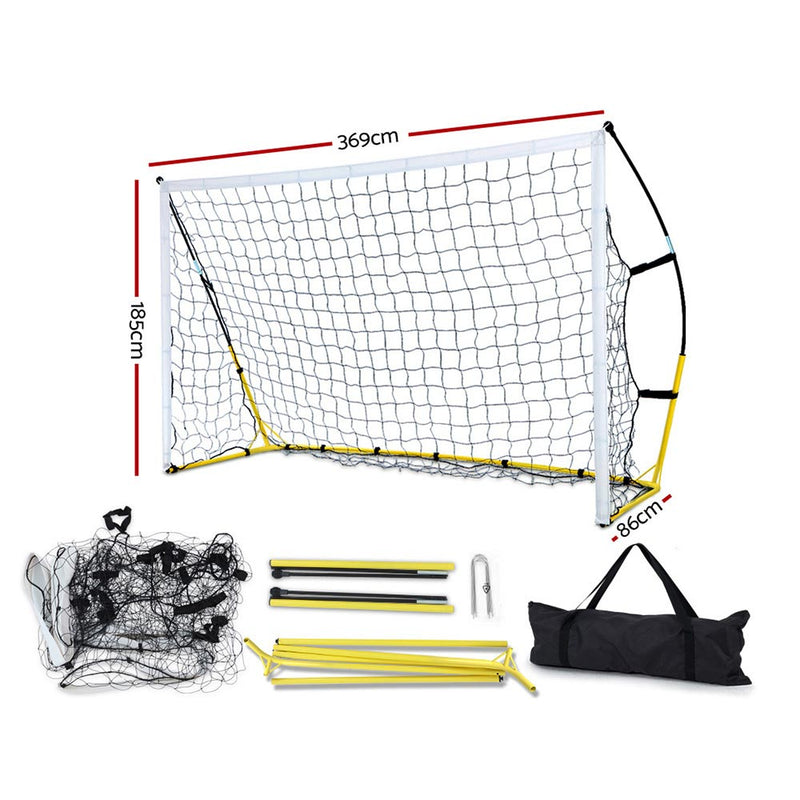 Danoz Direct - Everfit 3.6m Football Soccer Net Portable Goal Net Rebounder Sports Training