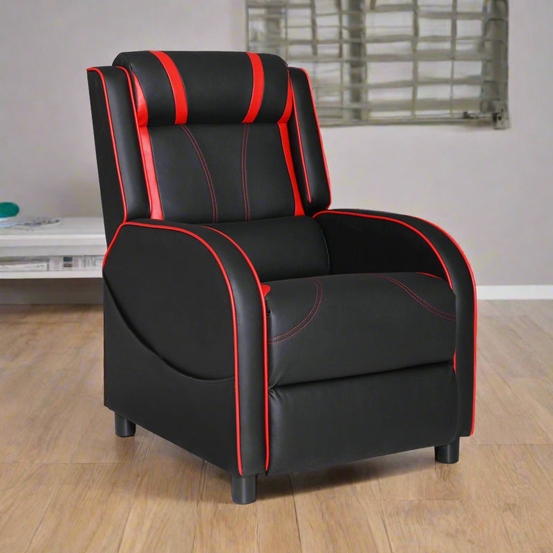 Danoz Recliner Chairs - Artiss Recliner Gaming Chair! Made of luxurious leather, offers maximum comfort and support