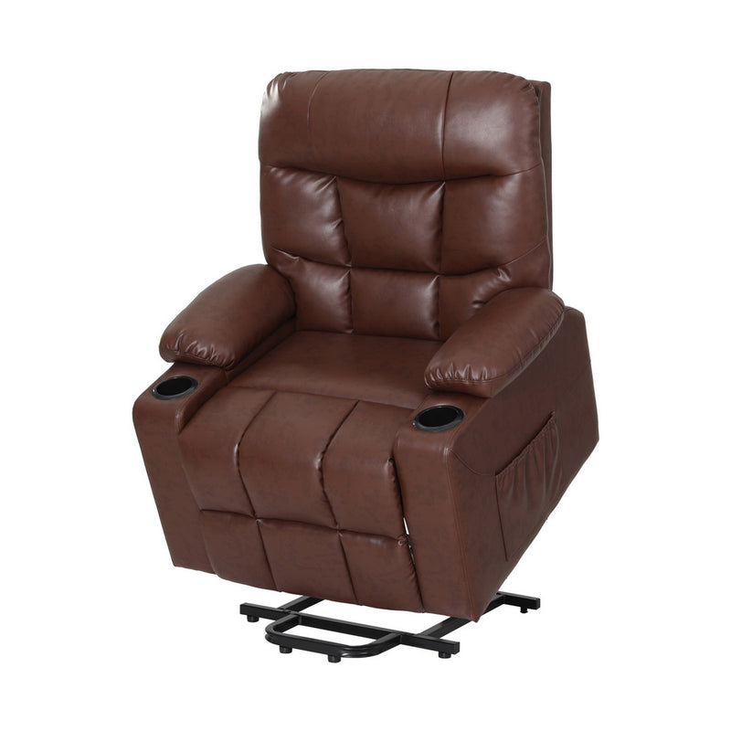 Danoz Recliner Chairs - Immerse yourself in luxury with the lift assist, heated massage and leather design.