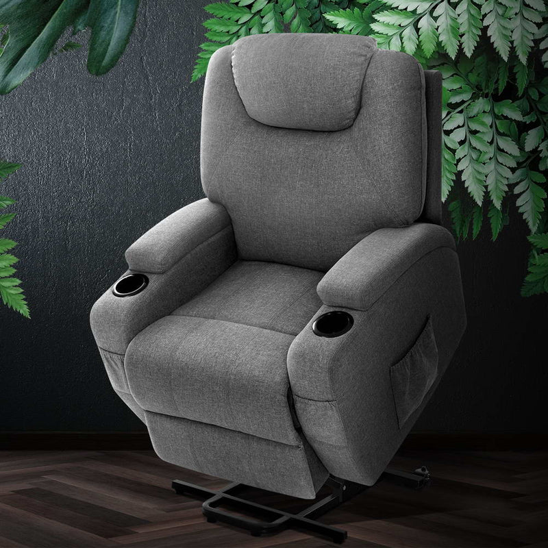 Luxurious comfort with Danoz Direct - Artiss Recliner Chair. Let the lift assist feature effortlessly guide you to a standing position