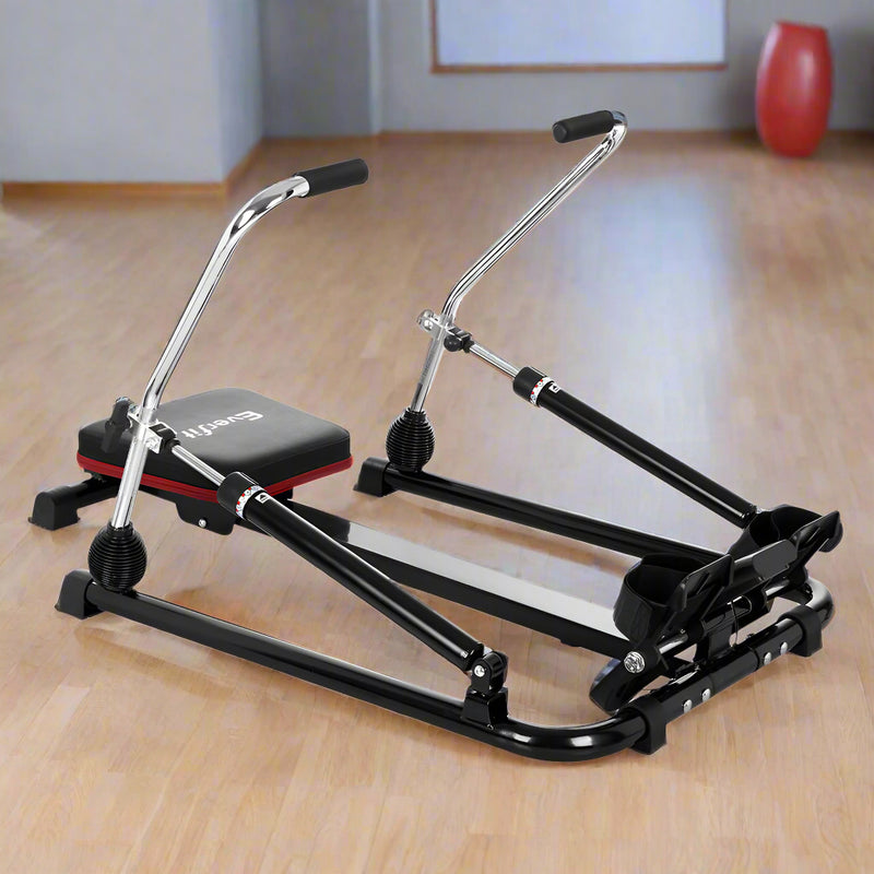 Danoz Direct - Everfit Rowing Machine 12 Levels Hydraulic Rower Fitness Gym Home Cardio
