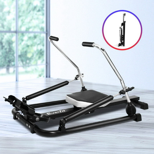 Danoz FitnesSmart - Everfit Rowing Machine Rower Hydraulic Resistance Fitness Gym Home Cardio - Incl. Delivery