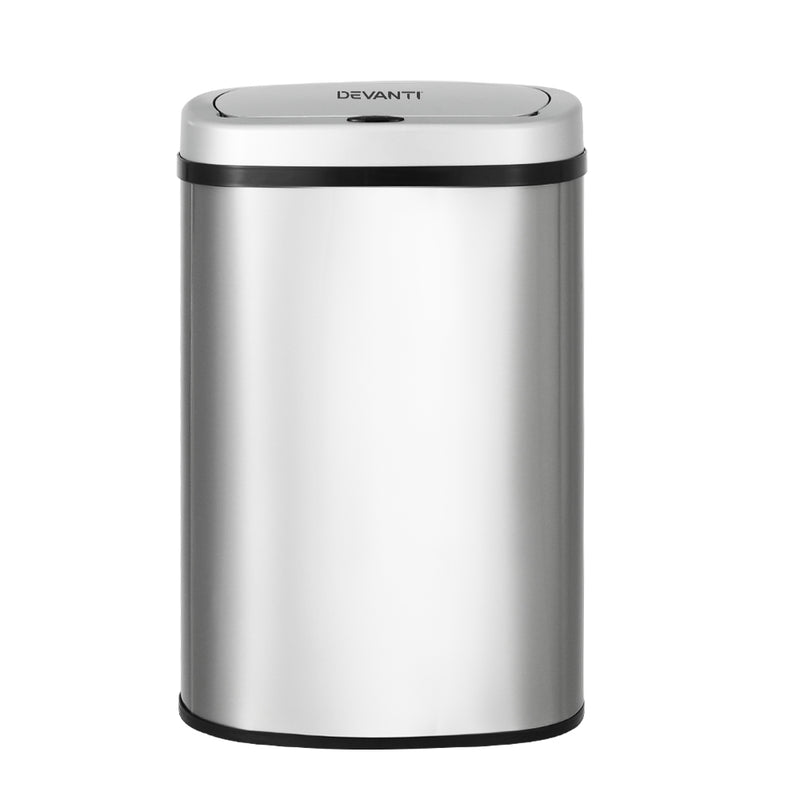 Upgrade your waste management with Danoz Direct - Devanti 50L Sensor Bin. Automatic, Motion-sensing bin