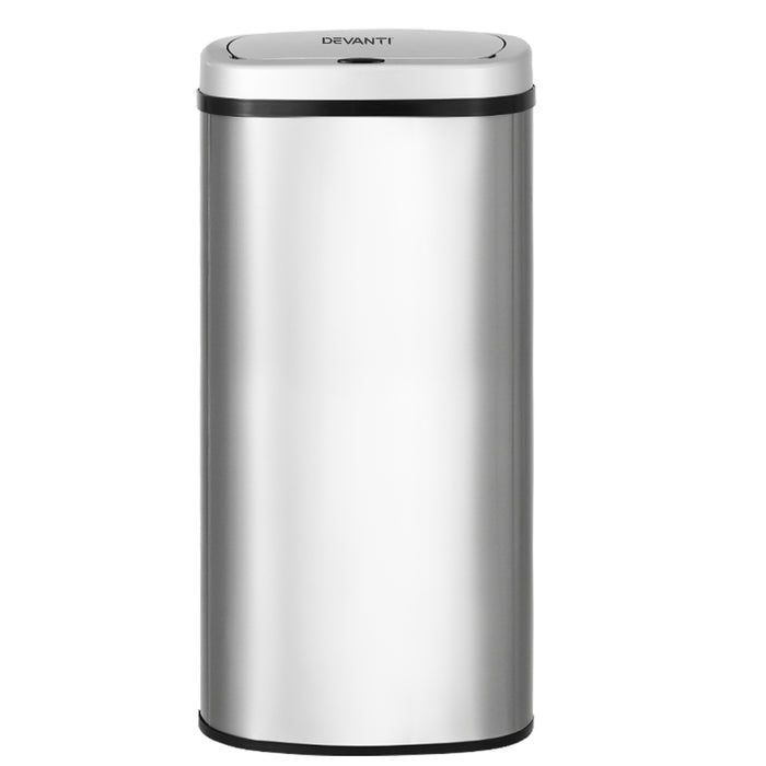 Danoz Direct - Devanti 60L Sensor Bin Motion Rubbish Automatic Silver