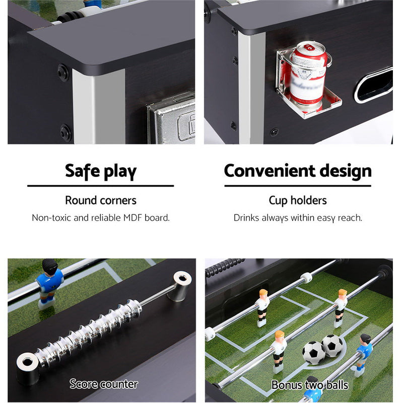 Danoz Sports -  5FT Soccer Table Foosball Football Game Home Party Pub Size Kids Adult Toy Gift - Incl. Delivery