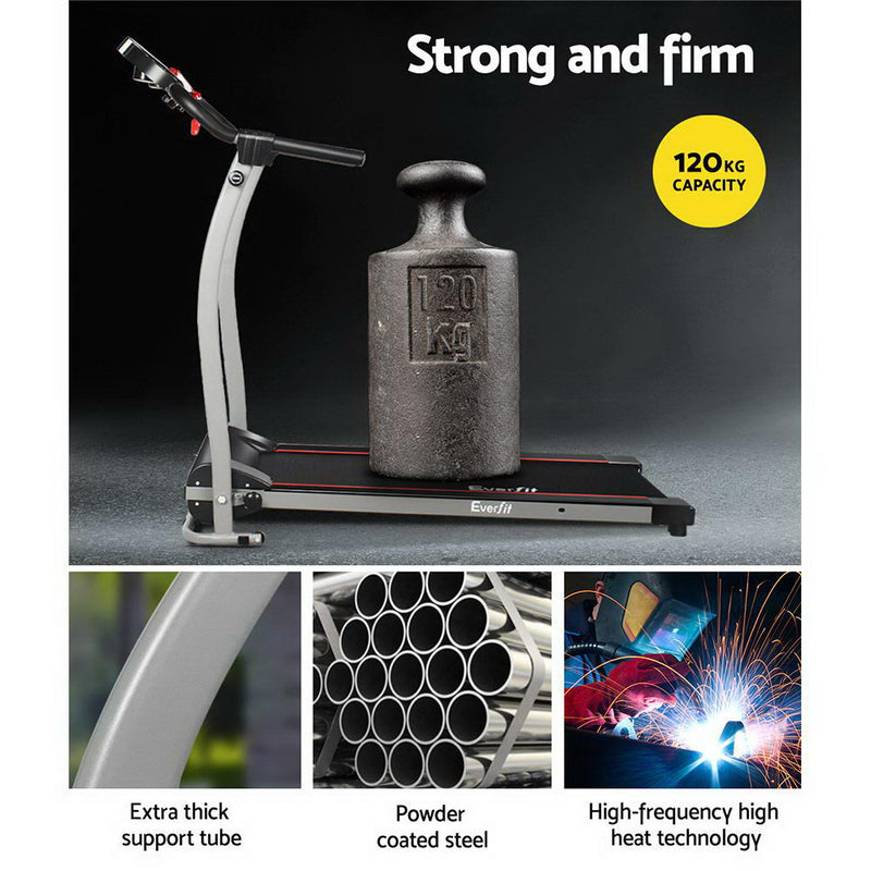 Danoz Direct - Everfit Treadmill Electric Home Gym Fitness Exercise Machine Foldable 340mm