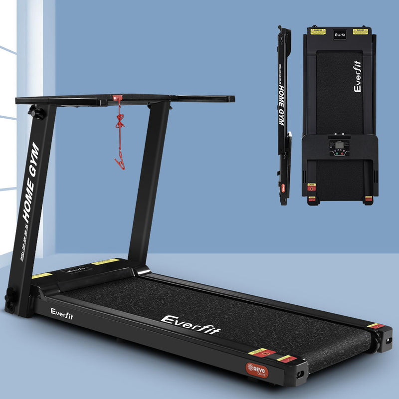 Danoz Fitness - Everfit Treadmill Electric Home Gym Fitness Exercise Fully Foldable 420mm Black - Incl. Delivery