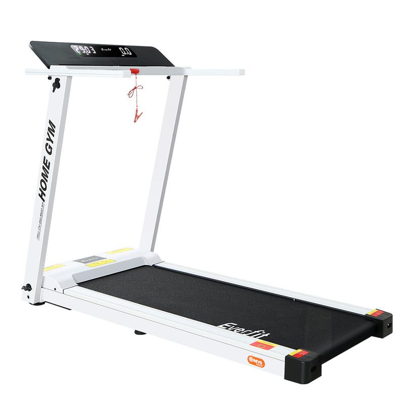Danoz Fitness - Everfit Treadmill Electric Home Gym Fitness Exercise Fully Foldable 450mm White - Incl. Delivery