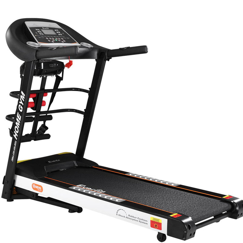 Danoz Fitness - Everfit Treadmill Electric Home Gym Fitness Exercise Machine w/ Massager 450mm - Incl. Delivery