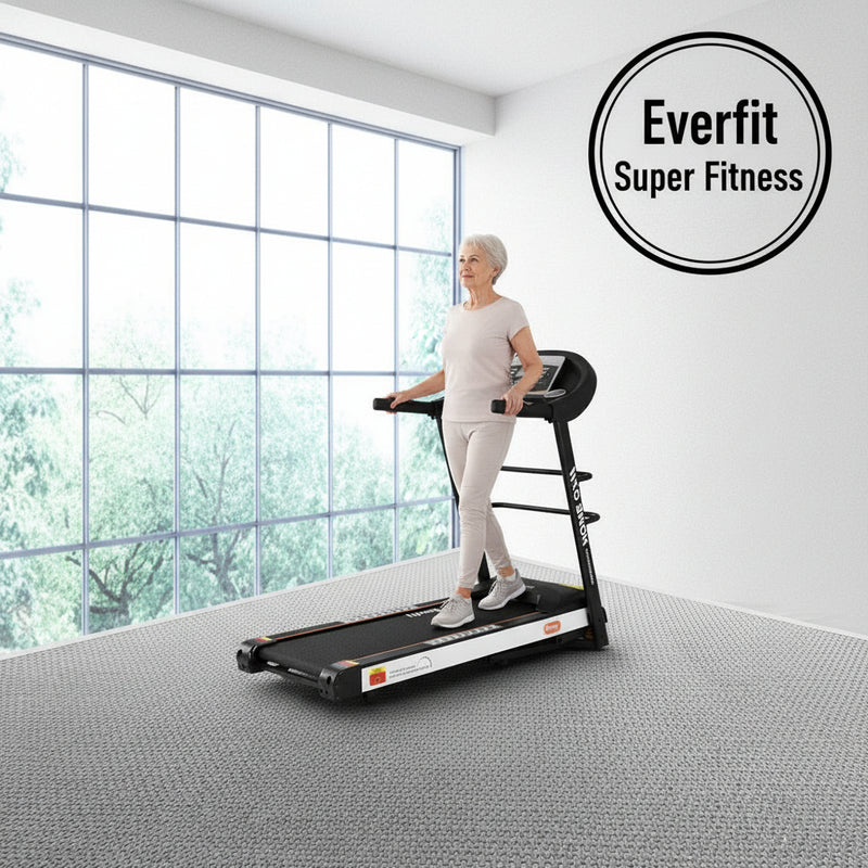 Danoz Fitness - Everfit Treadmill Electric Home Gym Fitness Exercise Machine w/ Massager 450mm - Incl. Delivery